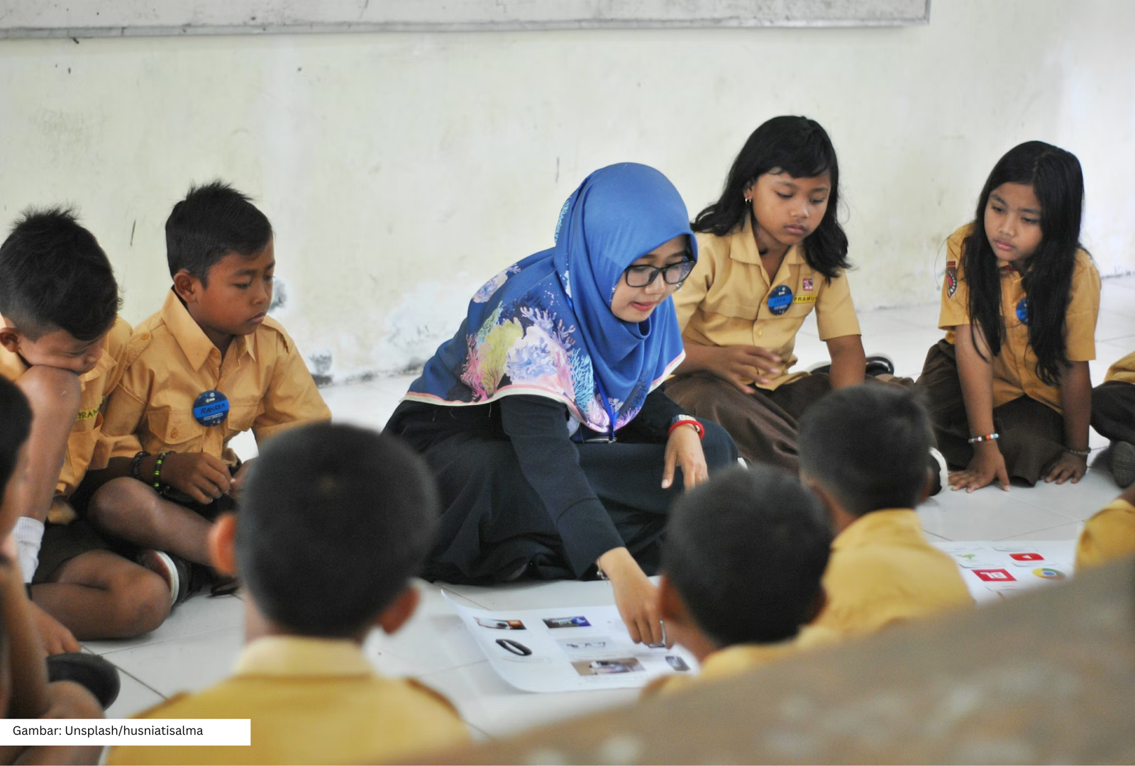 Siswa belajar